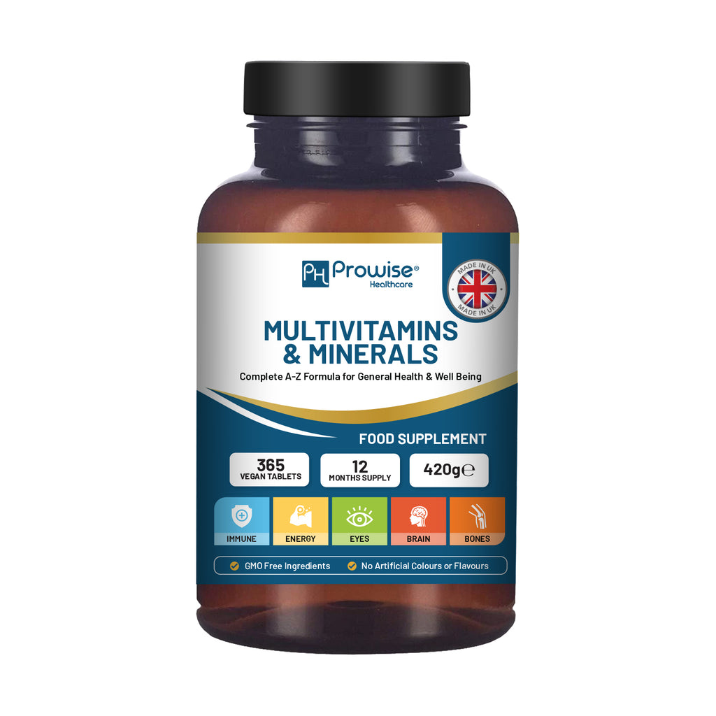 365-Day Vegan Multivitamins & Minerals – Daily Wellness Tablets