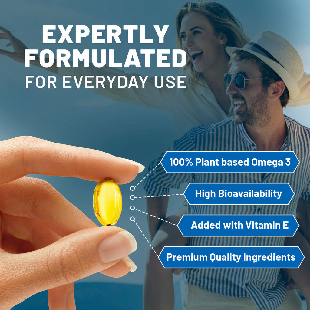 Prowise Vegan Omega-3 DHA from Algae Oil - 60 Softgels + Vitamin E