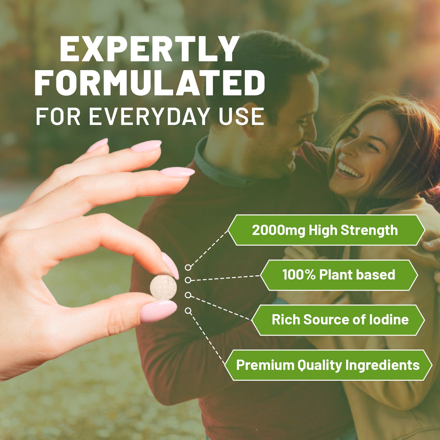Prowise Sea Kelp 2000mg - 200 Vegan Tablets | Natural Iodine