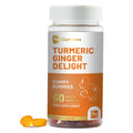 Turmeric & Ginger Pro Gummies - 60 Vegan, Natural Peach Flavor