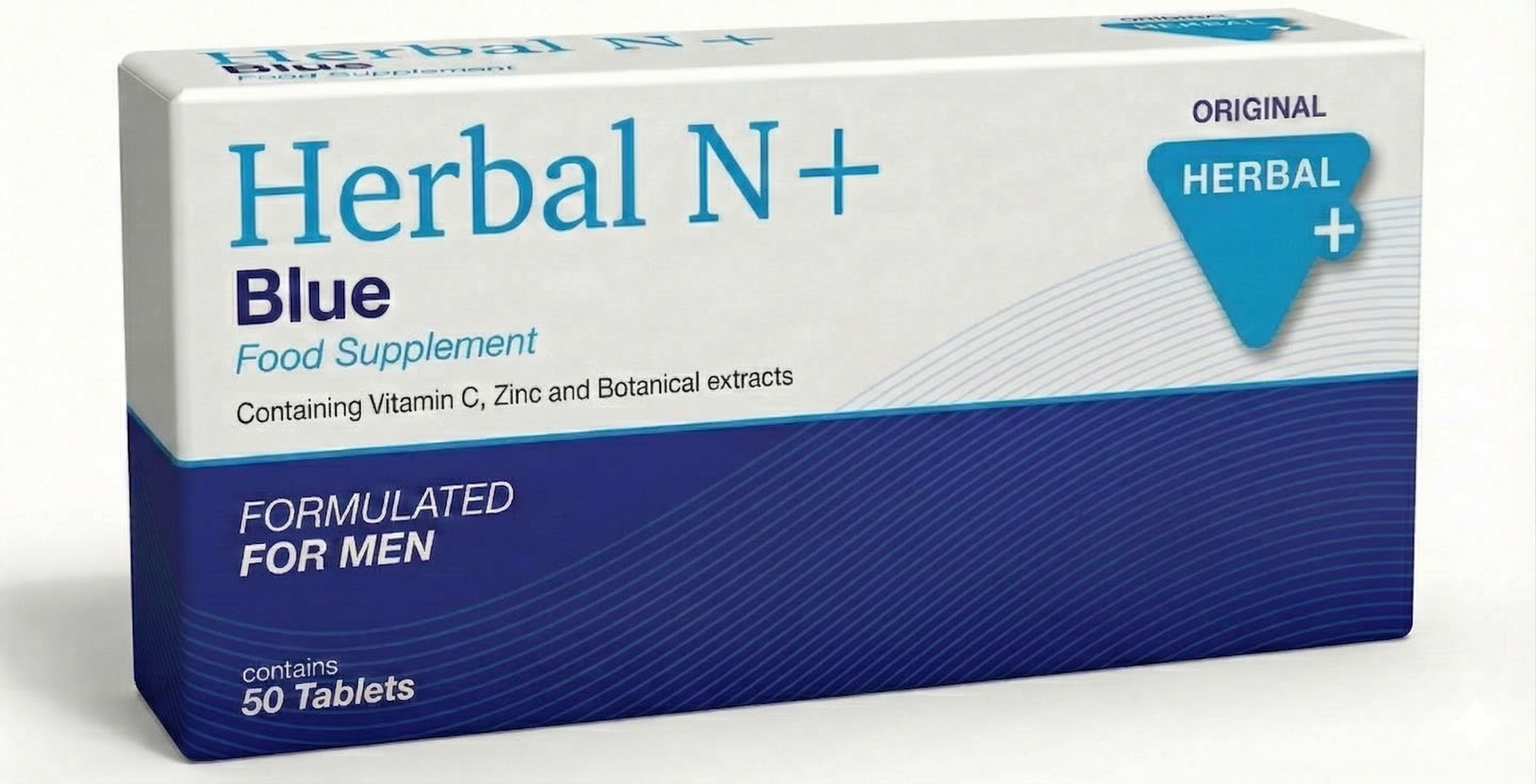 50 x Herbal N+ Blue Pills For Men 100mg - Enhanced Strength & Stamina Natural UK